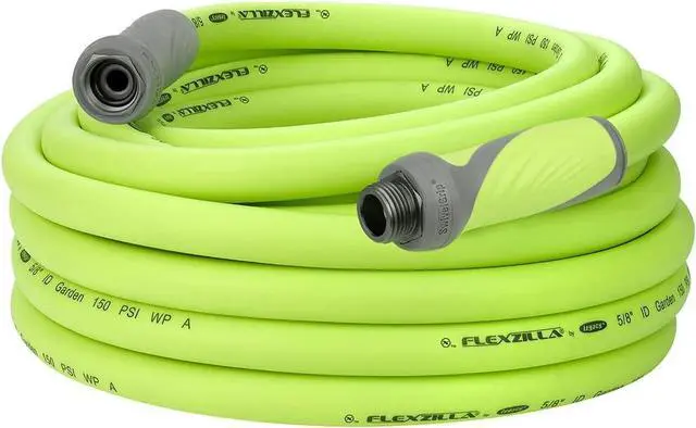 Main image of Flexzilla Garden Hose with SwivelGrip, 5/8 in. x 50 ft., Heavy Duty, Lightweight, Drinking Water Safe, ZillaGreen - HFZG550YWS-E
