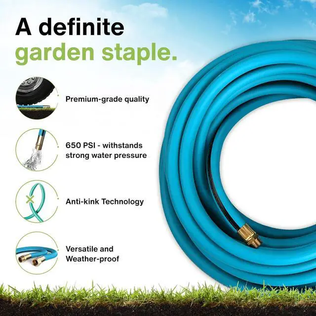 Alt view image 3 of 6 - AEROMIXER THE HOSE - 3/4 Inch Garden Hose 150 Ft.,650 PSI Industrial Garden Hose 150Ft - Durable Commercial Water Hose - Commercial Grade Heavy Duty Hose, 150 Ft Garden Hose Heavy Duty - (1 Hose)