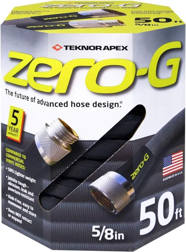 Alt view image 7 of 7 - Zero-G 5/8 in. D X 50 ft. L Black Aluminum Garden Hose
