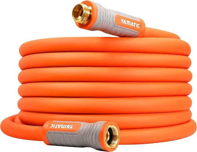 Main image of YAMATIC Garden Hose 5/8 in x 40 ft, Ergonomic Swivel Fittings, Burst 600 PSI,Heavy Duty, Flexible and Lightweight Water Hose