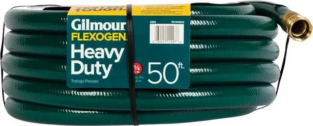 Alt view image 6 of 6 - Gilmour Flexogen 3/4 in x 50 ft Garden Hose, Heavy Duty Water Hose, Flexible and Kink Resistant Outdoor Hose, Green