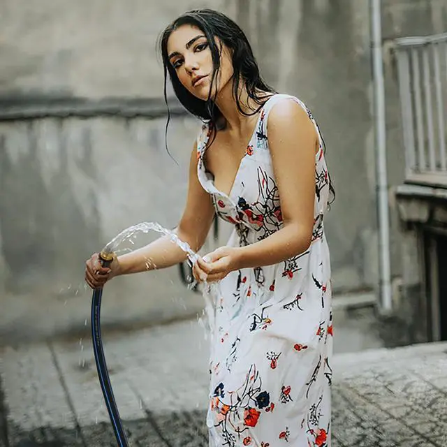 Alt view image 2 of 7 - Fevone 75ft Heavy Duty Garden Hose  5/8" ID, 600 PSI, Hybrid Polymer, Kink-Resistant, Flexible, Durable, 3/4" GHT Solid Brass Fittings