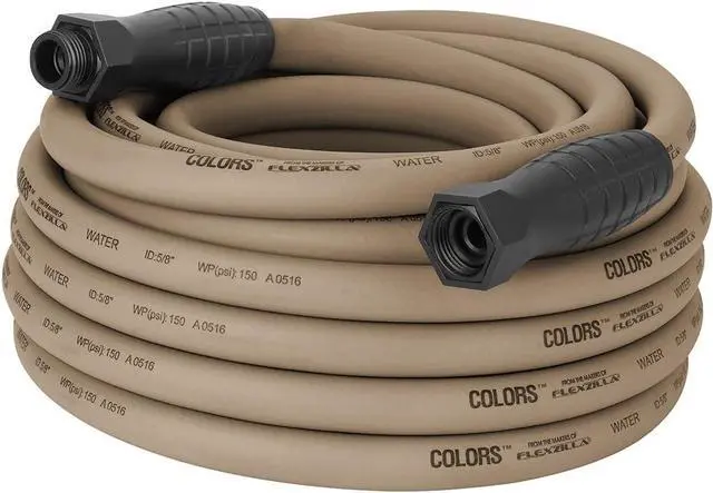 Main image of Colors Garden Hose with SwivelGrip, 5/8 in. x 50 ft., Drinking Water Safe, Brown Mulch - HFZC550BRS