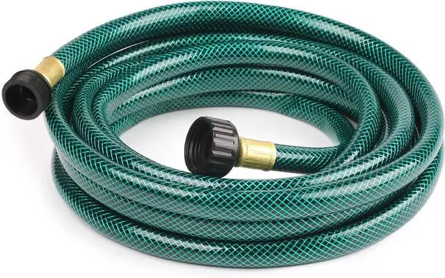 Main image of Outdoor Garden Hose No Kink: Flexible and Leakproof - 15 FT 1/2 Inch Water Hoses with GHT Fittings for Women