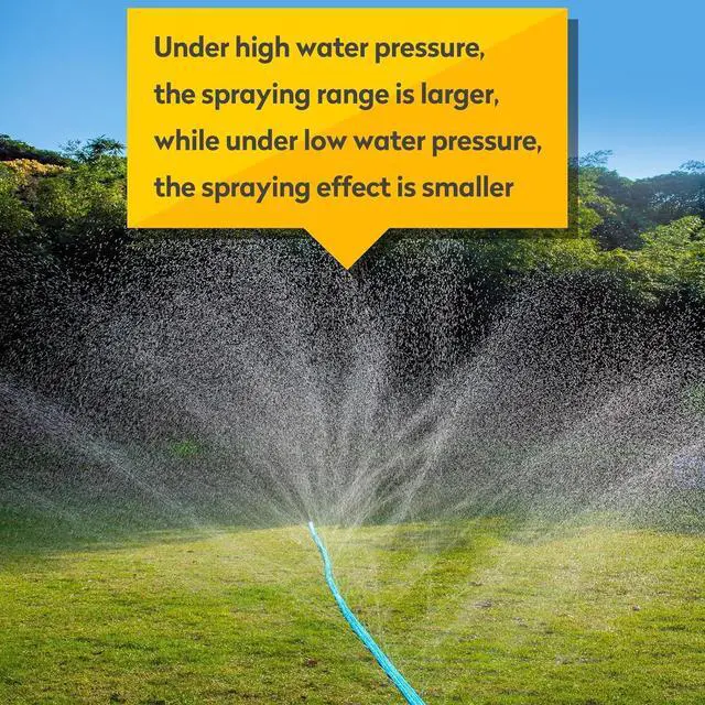 Alt view image 5 of 6 - Sprinkler Hose 100FT, Heavy Duty Watering Hoses, Efficient Irrigation Tubing for Garden Lawn Sprinklers System with 40 Pack Staples