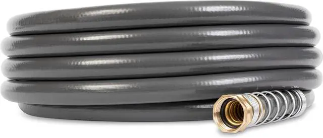 Alt view image 3 of 7 - Gilmour Flexogen 5/8 in x 50 ft Garden Hose, Heavy Duty Water Hose, Flexible and Kink Resistant Outdoor Hose, Gray