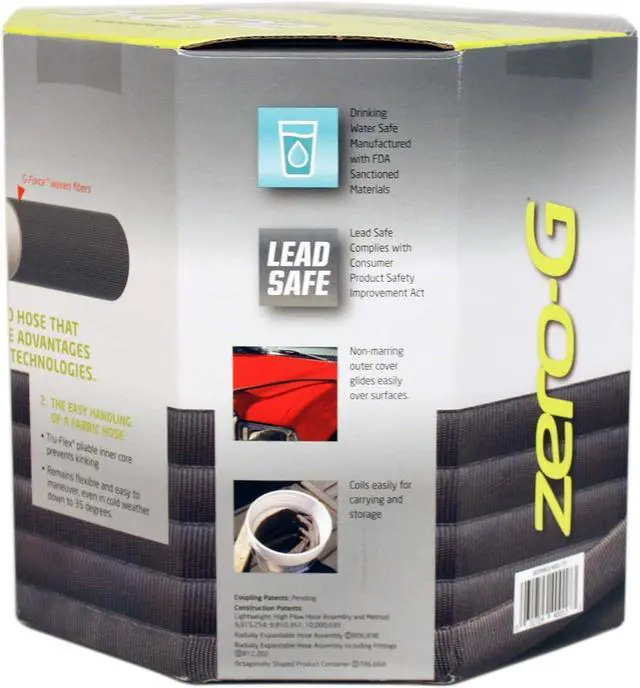 Alt view image 3 of 7 - zero-G Vinyl GARDEN HOSE 5/8"X100'BLK