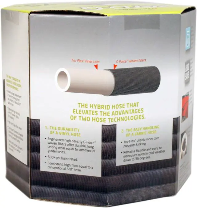 Alt view image 4 of 7 - zero-G Vinyl GARDEN HOSE 5/8"X100'BLK