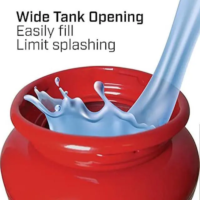 Alt view image 3 of 6 - Chapin 19494 Made in USA 3.5 Gallon Tri-Poxy Industrial Open Head Sprayer for Professional Concrete Applications, Form Oils, Construction with All Brass Components, 3.5 gallons, Red