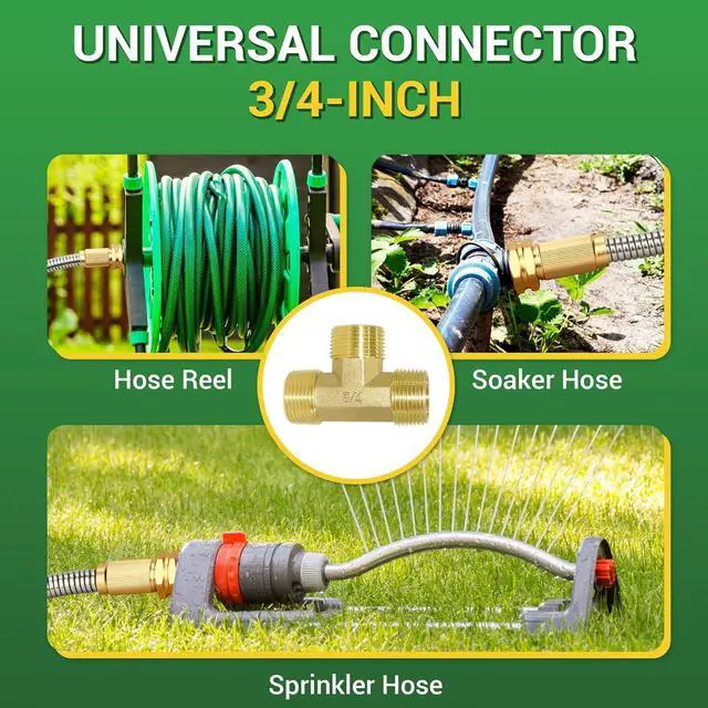 Alt view image 4 of 7 - Garden Hose - Short Water Leader Metal Hose 3 FT with Female to Female Fitting, Flexible, Heavy Duty Hose Extension for Outdoor Hose Reel/Dehumidifier/RV304 Stainless Steel