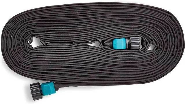 Alt view image 3 of 7 - Gilmour 25' Black Flat Weeper Soaker Hose for Garden Beds, Drip Irrigation Outdoor Hose, Flexible Garden Hose for Vegetable Gardens, Flower Beds, Lawns, and Orchards