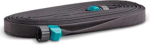 Alt view image 4 of 7 - Gilmour 25' Black Flat Weeper Soaker Hose for Garden Beds, Drip Irrigation Outdoor Hose, Flexible Garden Hose for Vegetable Gardens, Flower Beds, Lawns, and Orchards