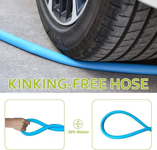Alt view image 2 of 7 - Cupohus RV Drinking Water Hose 35FT with Storage Strap, No Kinking 5/8''ID Premium Fresh Water Hose for RV, Marine, Camper, Truck, Car, Garden