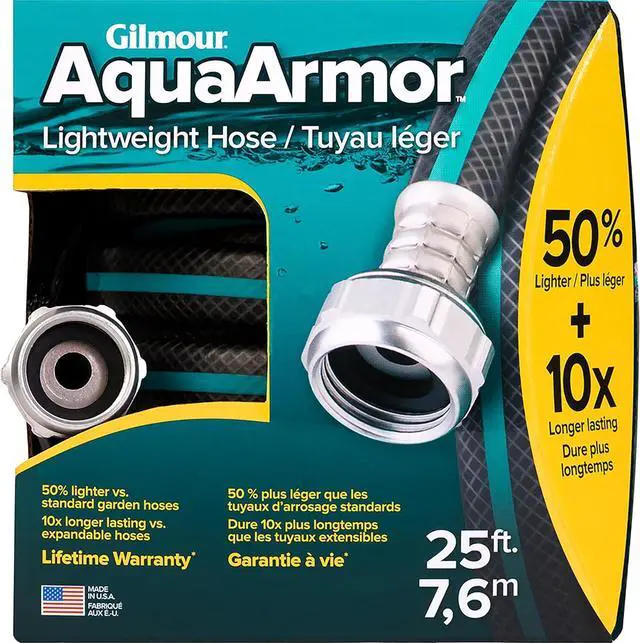 Alt view image 2 of 7 - Gilmour AquaArmor Lightweight Hose 1/2"x 25'