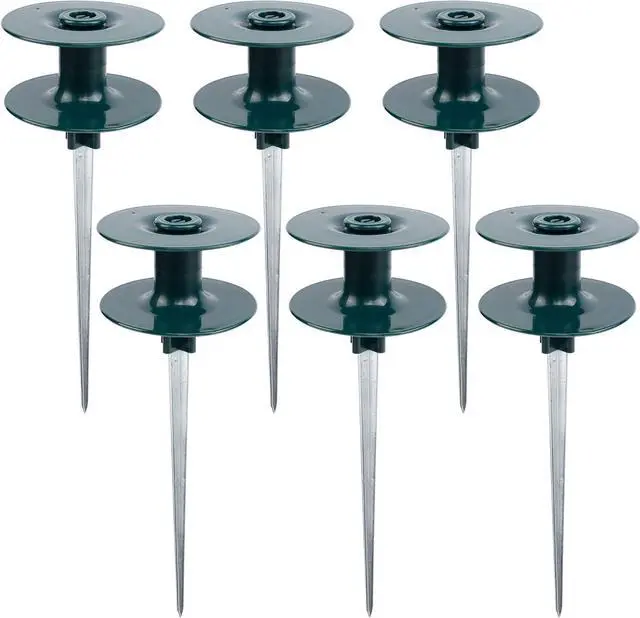 Main image of Twinkle Star 10 Inch Garden Hose Guide Spike, 6 Pack