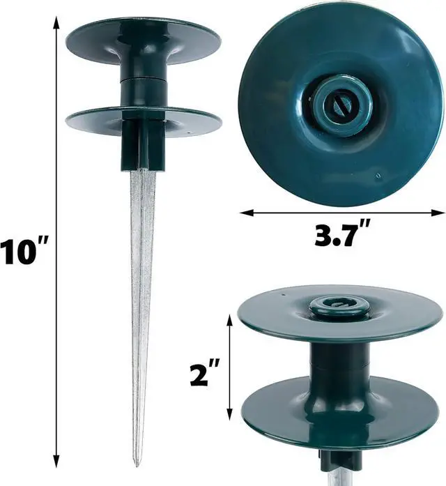Alt view image 3 of 6 - Twinkle Star 10 Inch Garden Hose Guide Spike, 6 Pack