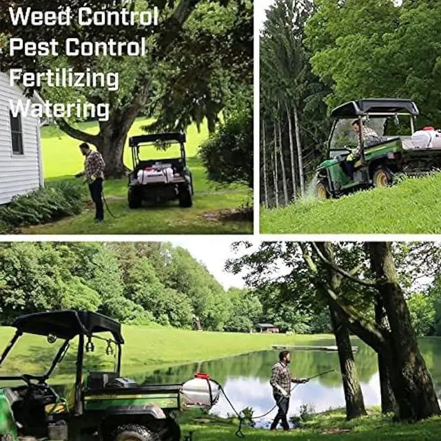 Alt view image 2 of 5 - Chapin 97200E Made in the USA 15 Gallon ATV/UTV 12 Volt Mounted Spot Sprayer With 6 Inch Wide Mouth, High Performing 12 V Diaphragm Pump and Filtration System and 18 Inch Spray Wand, Translucent White