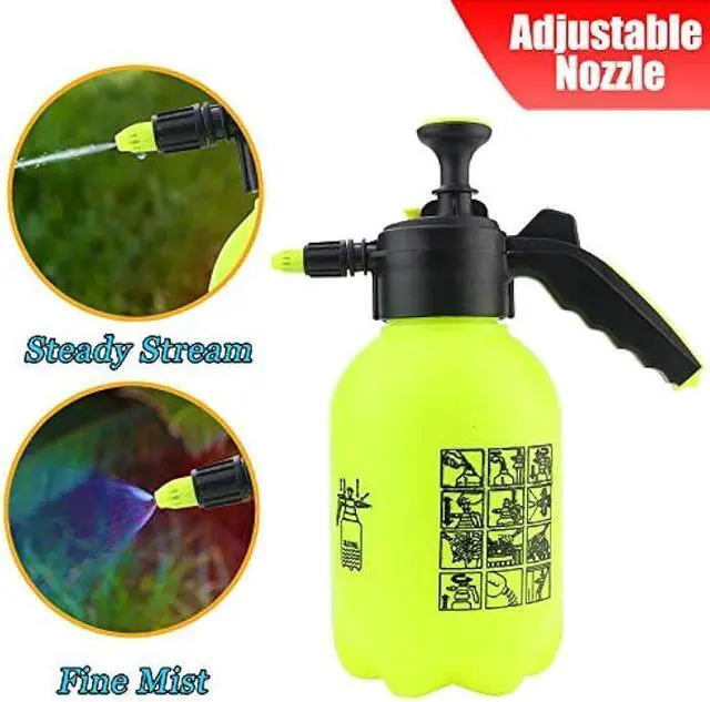 Alt view image 5 of 6 - Sunnyglade Hand Held Garden Sprayer Portable Lawn Pressure Pump Sprayer Adjustable Nozzle Manual 1/2 Gallon