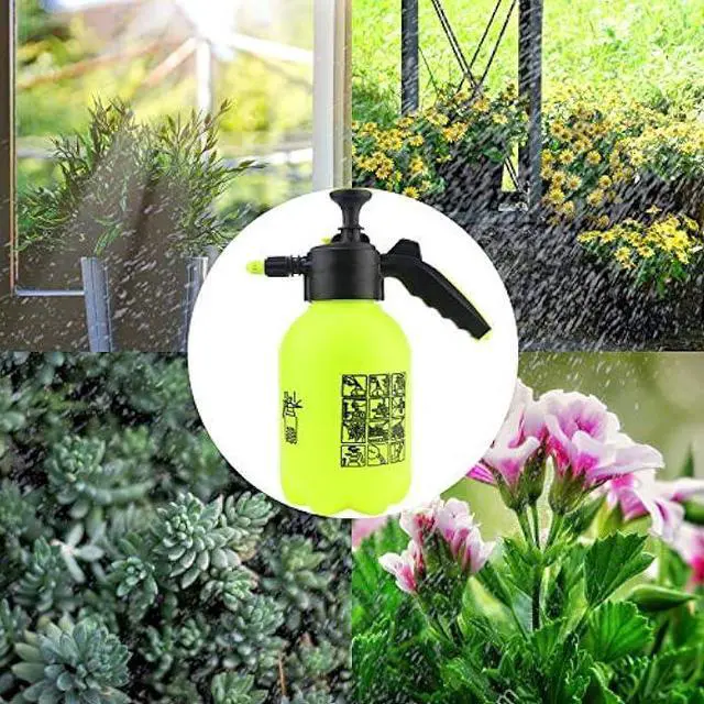 Alt view image 6 of 6 - Sunnyglade Hand Held Garden Sprayer Portable Lawn Pressure Pump Sprayer Adjustable Nozzle Manual 1/2 Gallon