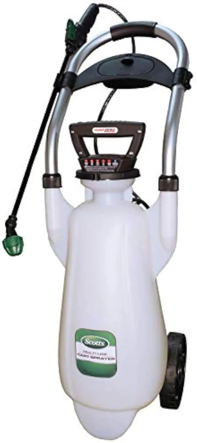 Main image of Scotts 190617 Lithium-ion Pump Zero Wheeled Sprayer, 3 Gallon, 3-Gallon, Powered Cart