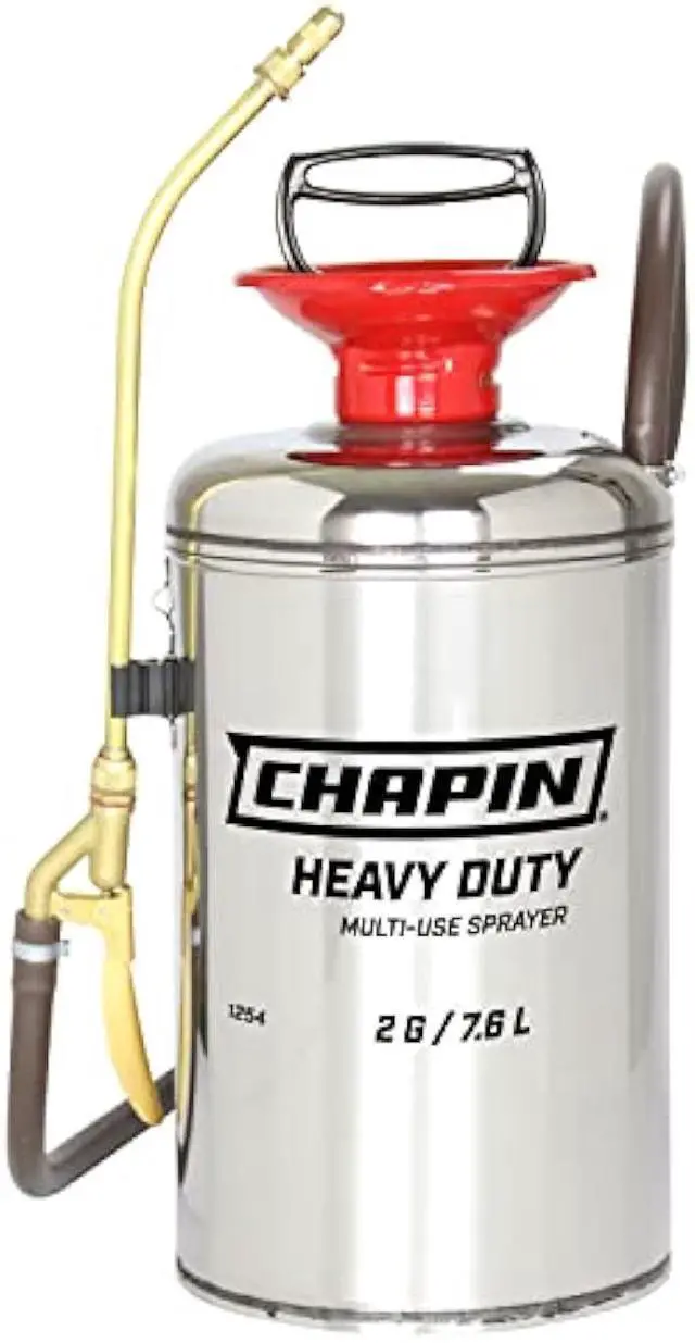 Main image of Chapin 1254 2-Gallon Heavy-Duty Stainless Steel Tank Multi-Use Sprayer for Lawn, Home & Garden, Silver