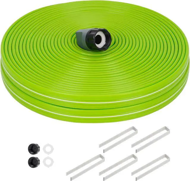 Main image of Sprinkler Soaker Hose 75FT with Holes, Garden Watering Hose with Stakes, Drip Hose Sprinkler, Efficient Saving Water for Lawn Garden and Yard, Leakproof