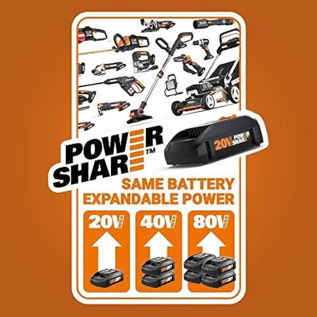 Alt view image 2 of 6 - Worx WG829 20V Power Share 2-Gallon Cordless Yard Sprayer