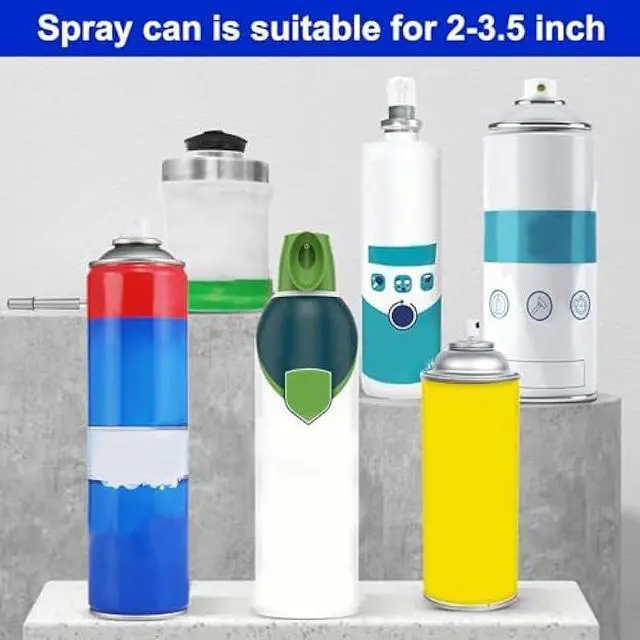 Alt view image 5 of 6 - Spray Can Extension Pole Adaptor,Adjustment Sprayer Bracket Adaptor for Wasp/Hornet/Bee Spray Long Range,Spray Paint,Window Cleaner,Tree Pruning Sealer Spray,Spray Can Trigger Handle(Black)