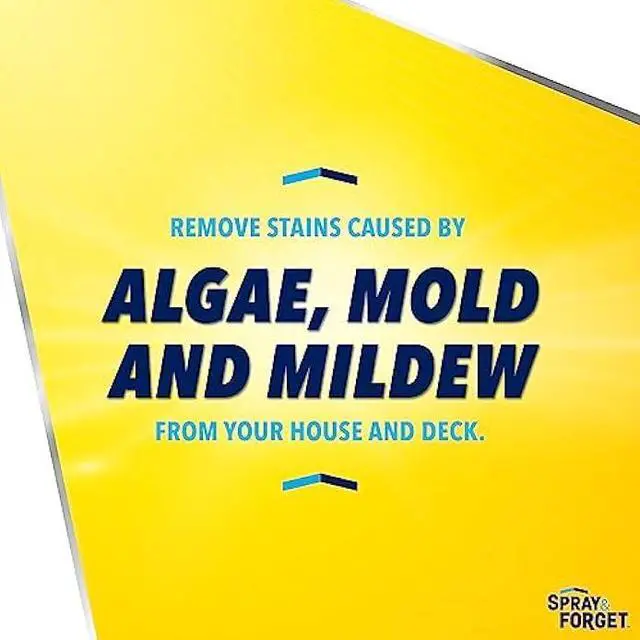 Alt view image 2 of 6 - Spray & Forget Ready-to-Use House & Deck Outdoor Cleaner - Nested Trigger Spray Bottle - 1 Gallon