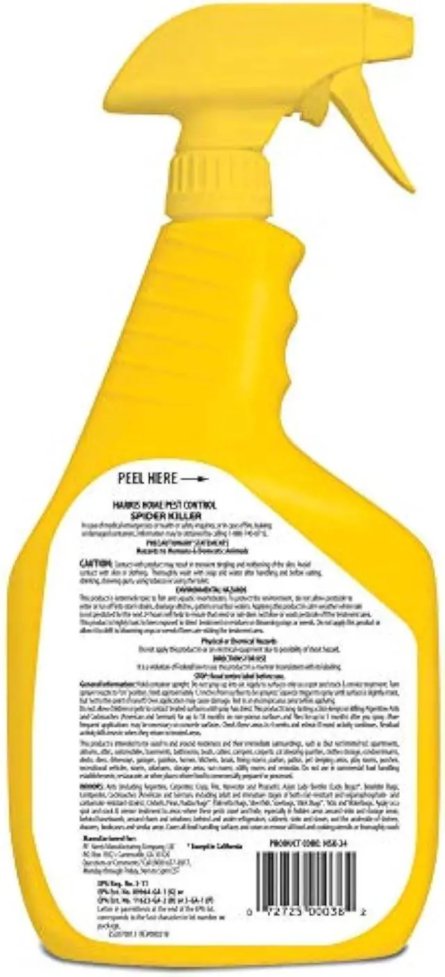 Alt view image 7 of 7 - Harris Spider Killer, Liquid Spray with Odorless and Non-Staining Formula (32oz, 2-Pack)