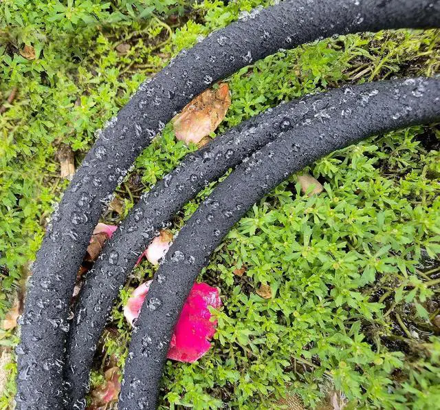 Alt view image 3 of 7 - Atlantic Short Soaker Hose 1/2 IN.x10 FT, Solid Brass Connectors with Food Grade Coating, Keep Your Plants Healthy