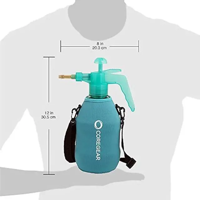 Alt view image 3 of 3 - (Ultra Cool XLS) USA Misters 1.5 Liter Mister & Sprayer Personal Water Pump with Full Neoprene Jacket and Built-in Carrying Strap