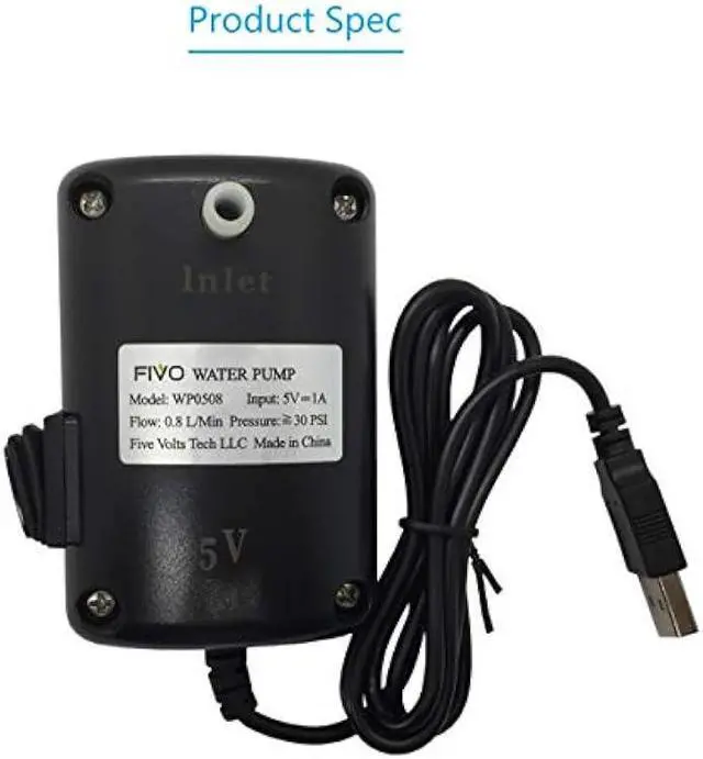 Alt view image 2 of 6 - FIVO Powered Sprayer Pump and Battery to Upgrade Lawn and Garden Sprayer to Powered Sprayer (DIY kit 5000 mAh)