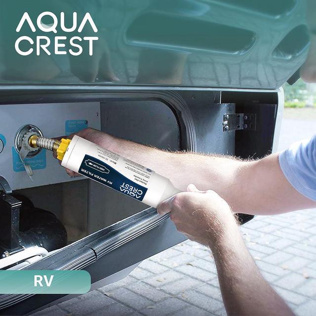 Alt view image 7 of 7 - AQUA CREST Flexible Hose Protector-Eliminates Hose Crimping and Straining at Faucets and Water Connections for RV, Garden & Car Wash Hose Extension Adapter, Pack of 2