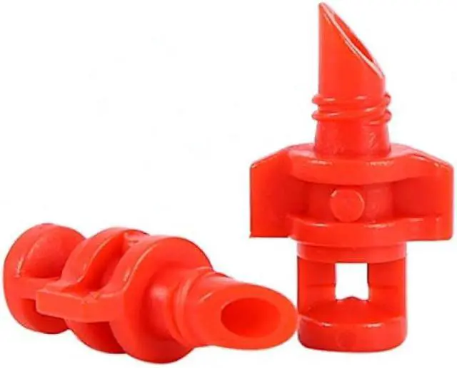 Alt view image 2 of 5 - SUCOHANS 500 Count 360 Degree Micro Sprayer Fan Jet Hydroponic Aeroponic Misters Cloners - 360 Sprayer Red (500)