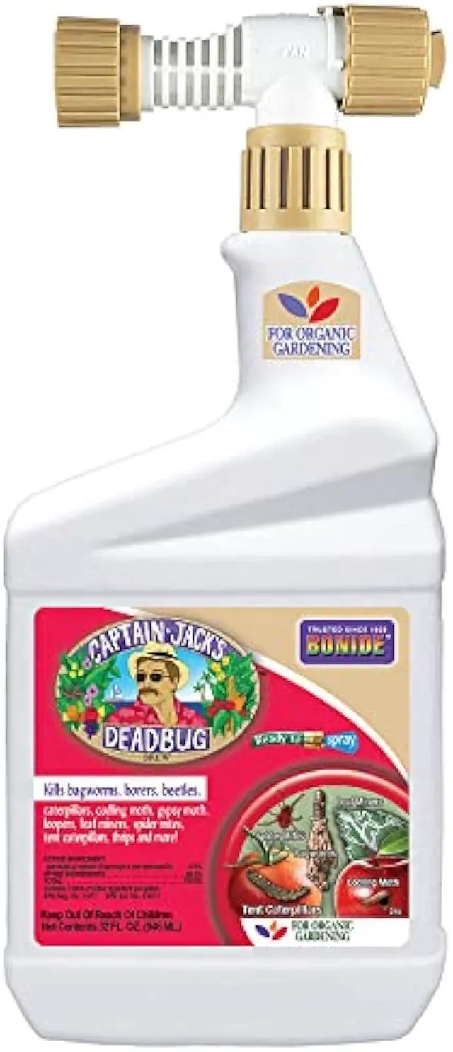 Main image of Bonide Captain Jack's Deadbug Brew, 32 oz Ready-to-Spray Outdoor Insecticide and Mite Killer for Organic Gardening