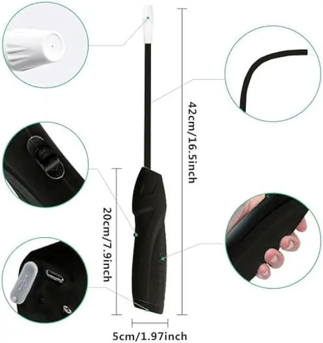 Alt view image 2 of 6 - Battery Powered Sprayer 0.5 Gallon/2L Garden Sprayer with Upgraded USB Rechargeable Automatic Plant Mister Electric Sprayer in Lawn and Garden