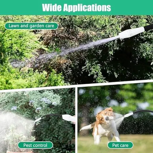 Alt view image 6 of 6 - Battery Powered Sprayer 0.5 Gallon/2L Garden Sprayer with Upgraded USB Rechargeable Automatic Plant Mister Electric Sprayer in Lawn and Garden