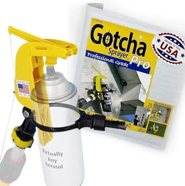 Main image of Pro Extension Pole Adaptor. Spray Aerosol Cans, Our Powder Duster, and Our Spray Bottle from an Extension Pole (All Sold Separately)