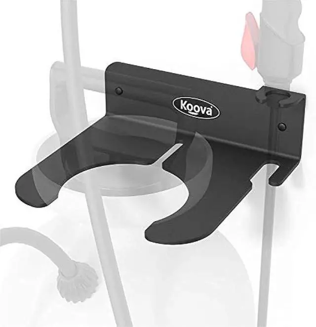Main image of Koova Garden Pump Sprayer Holder | Wall Mounted Garden Tool Garage Organizer and Storage | FIts Round Bottles up to 2.5 Gallons | for Lawn, Plant, Water Sprayers