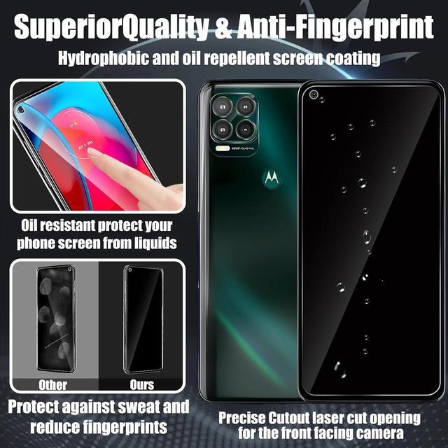 Alt view image 4 of 7 - TQLGY 3 Pack Screen Protector for Motorola Moto G Stylus 5G 2021 with 3 Pack Camera Lens Protector, Ultra HD Tempered Glass, 9H Hardness, Anti-Scratch, Bubble Free, Easy Installation, Case Friendly