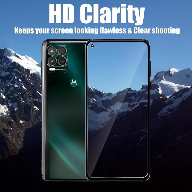 Alt view image 7 of 7 - TQLGY 3 Pack Screen Protector for Motorola Moto G Stylus 5G 2021 with 3 Pack Camera Lens Protector, Ultra HD Tempered Glass, 9H Hardness, Anti-Scratch, Bubble Free, Easy Installation, Case Friendly