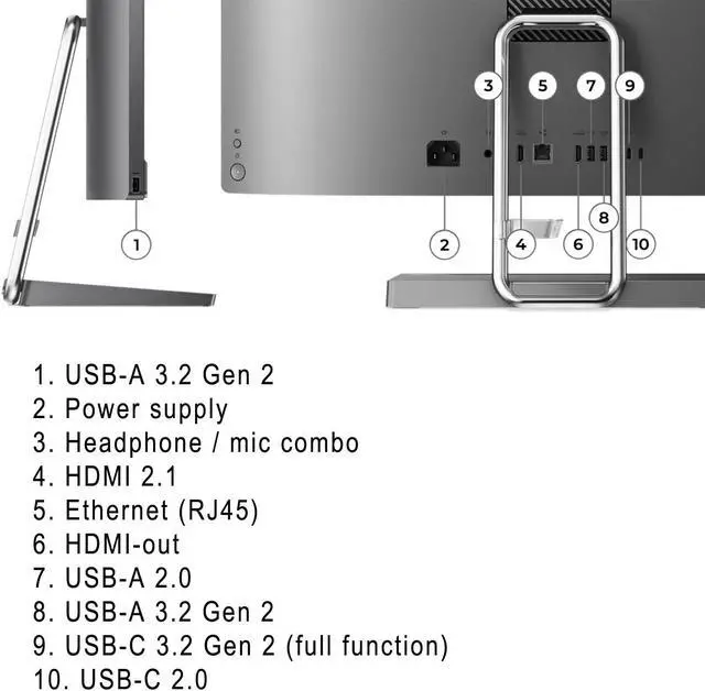 Alt view image 4 of 7 - Lenovo IdeaCentre AIO 5 24 23.8" Touchscreen FHD All-in-One Desktop Computer, Intel 12-Cores i5-12500H, 8GB DDR5 RAM, 256GB PCIe SSD, WiFi 6, Bluetooth, Windows 11