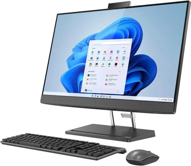 Alt view image 7 of 7 - Lenovo IdeaCentre AIO 5 24 23.8" Touchscreen FHD All-in-One Desktop Computer, Intel 12-Cores i5-12500H, 8GB DDR5 RAM, 256GB PCIe SSD, WiFi 6, Bluetooth, Windows 11