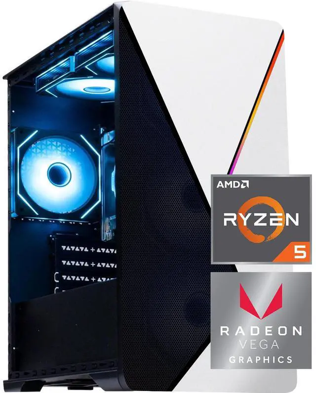 Main image of ICEWOLF Gaming Desktop PC, AMD Ryzen 5 5600GT 6 Core 3.9GHz, 16GB DDR4 3200MHz, 1TB SSD, Windows 11 Home