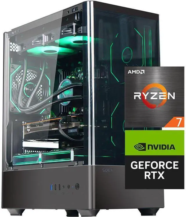 Synvisus Gaming Desktop, Ryzen 7 5700X, NVIDIA RTX 4060