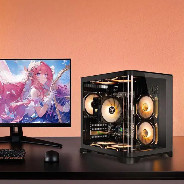 Alt view image 5 of 7 - ICEWOLF gaming desktop AMD Ryzen 5 5600GT (6 core up to 4.6GHz) AMD Radeon Vega 7 16GB DDR4 3200MHz 1TB M.2 NVMe 650W Gold PSU Windows 11 home WIFI Prebuilt Gaming PC