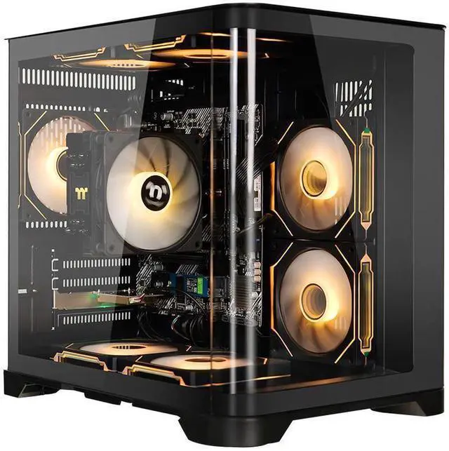 Alt view image 7 of 7 - ICEWOLF gaming desktop AMD Ryzen 5 5600GT (6 core up to 4.6GHz) AMD Radeon Vega 7 16GB DDR4 3200MHz 1TB M.2 NVMe 650W Gold PSU Windows 11 home WIFI Prebuilt Gaming PC