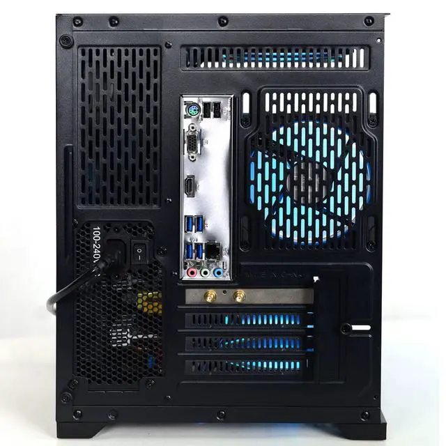 Alt view image 7 of 7 - Gaming desktop PC AMD Ryzen 7 5700G 8 core 3.8GHz(up to 4.6GHz) - 16GB DDR4 3200MHz - 1T M.2 NVMe - Windows 11 pro - WIFI -Prebuilt Gaming pc compute
