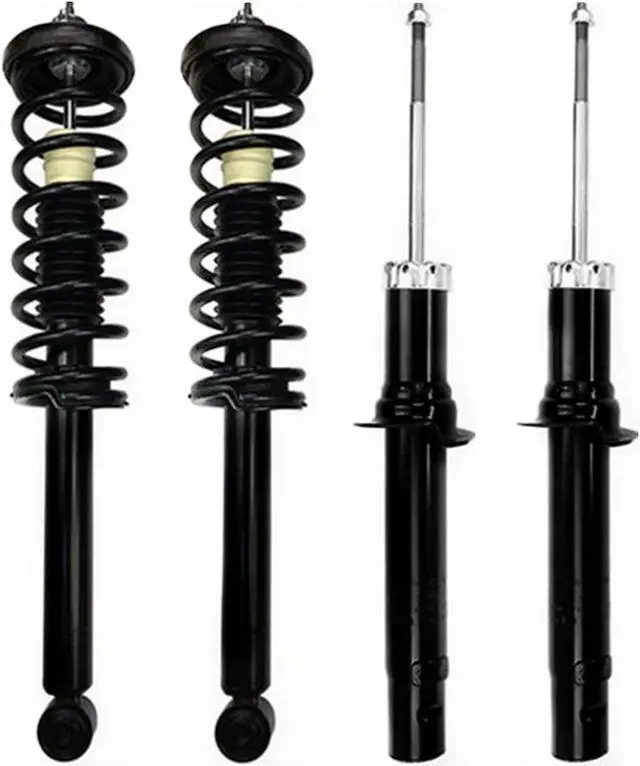 Main image of 4 FRONT REAR black Shock Strut Assembly Fit 2004-2008 ACURA TL